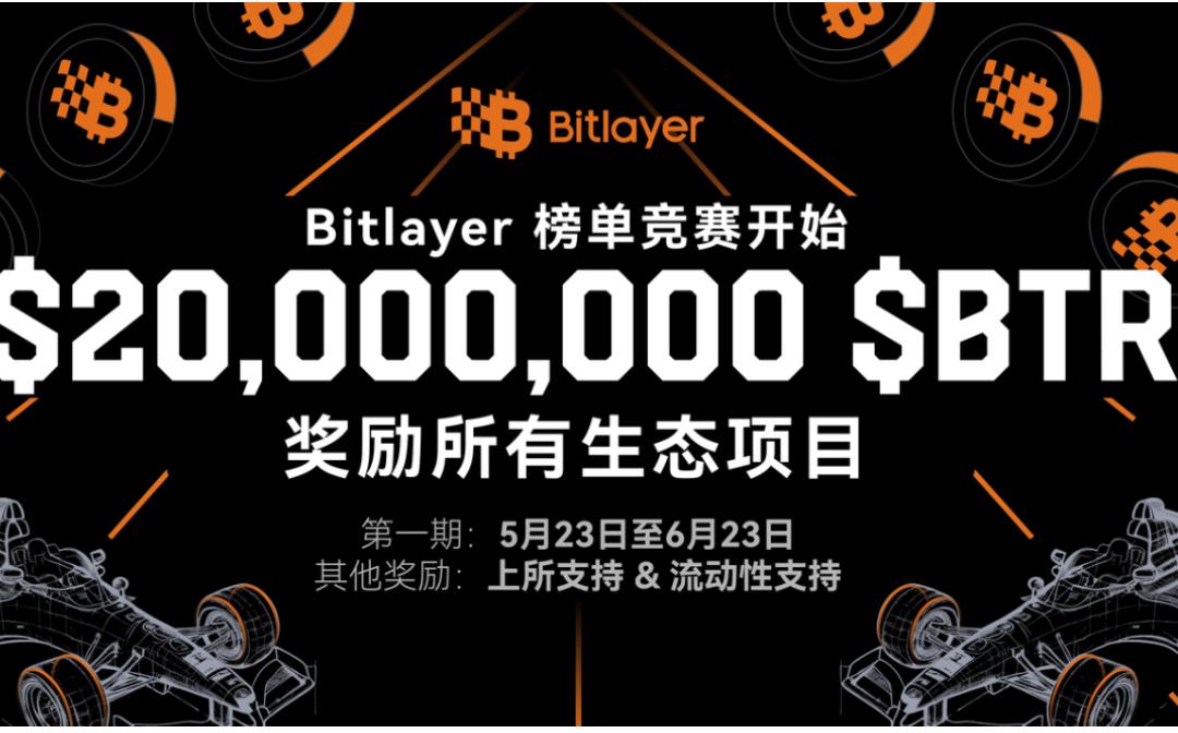 <b>Bitlayer首期Dapp榜单竞赛将于5月23日上线 项目可将100%空投奖励发放给用户</b>