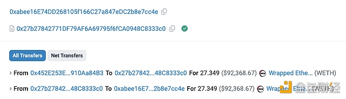 SlowMist：某地址因函数缺乏访问控制而损失27.3ETH